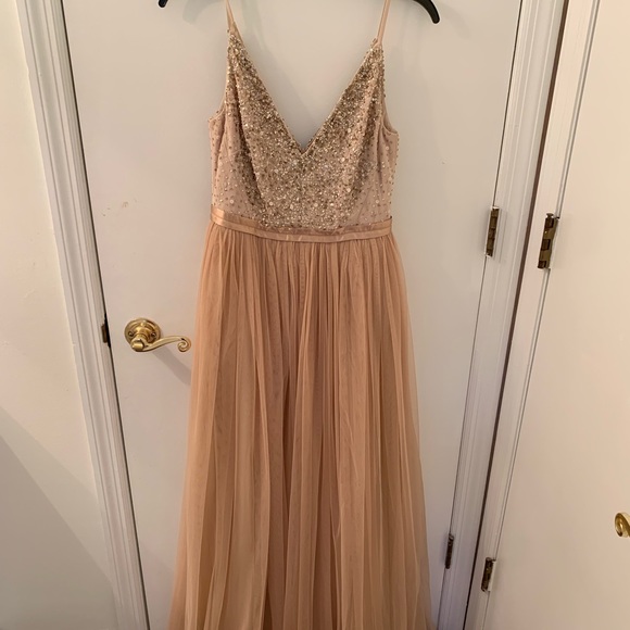 Anthropologie BHLDN “Avery Gown” in Blush - Picture 2 of 4